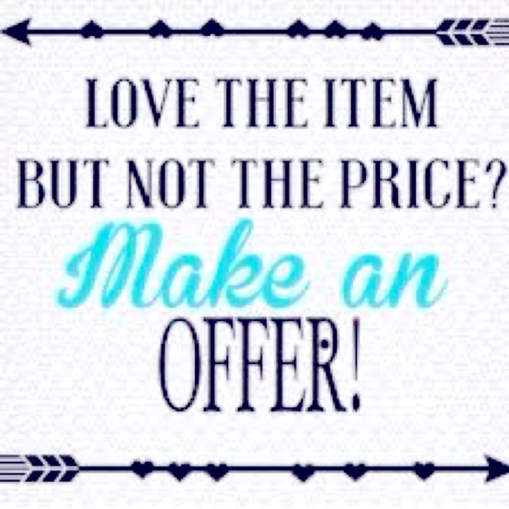 I welcome reasonable offers!